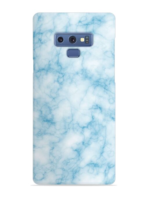 Blue White Natural Marble Snap Case for Samsung Galaxy Note 9