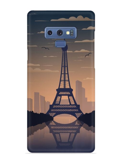 France Paris Eiffel Tower Gradient Snap Case for Samsung Galaxy Note 9 Zapvi