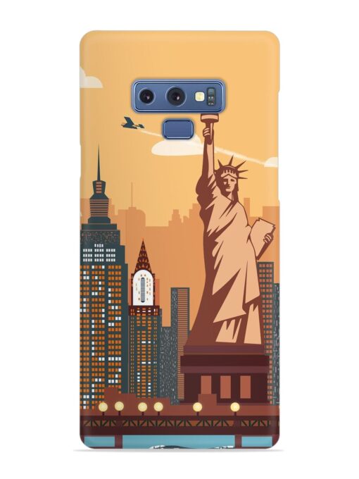 New York Statue Of Liberty Architectural Scenery Snap Case for Samsung Galaxy Note 9