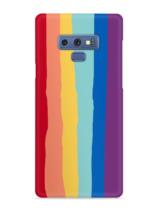 Rainbow Genuine Liquid Snap Case for Samsung Galaxy Note 9 Zapvi