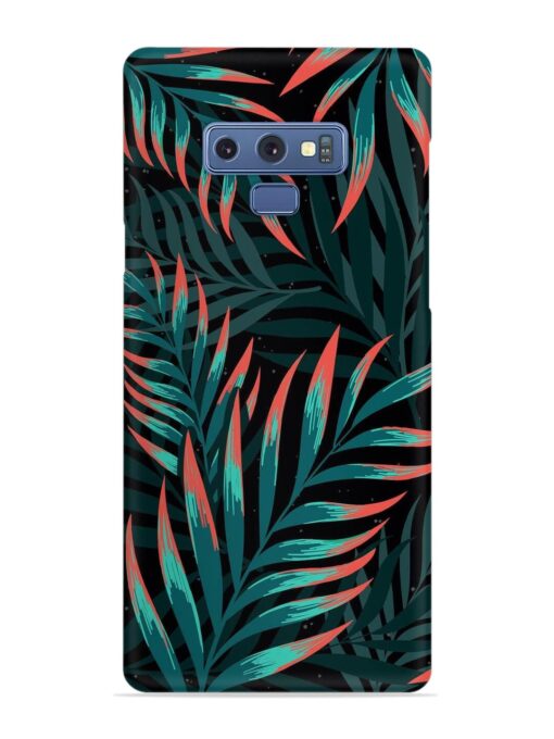 Green Leaf Art Snap Case for Samsung Galaxy Note 9