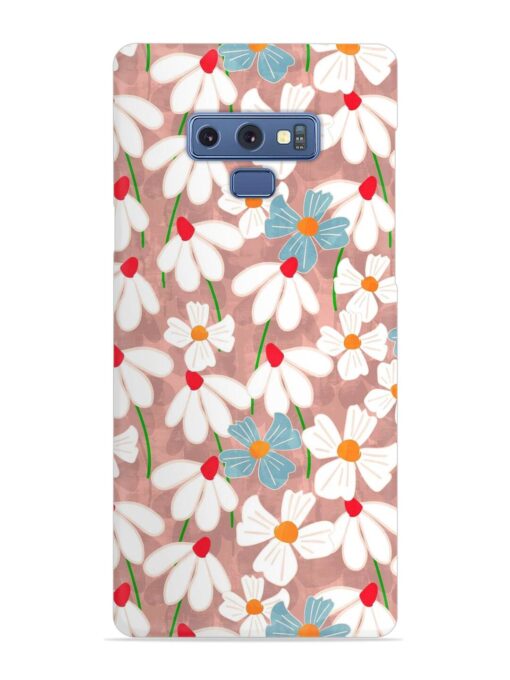 Abstract Petal Flowers Snap Case for Samsung Galaxy Note 9