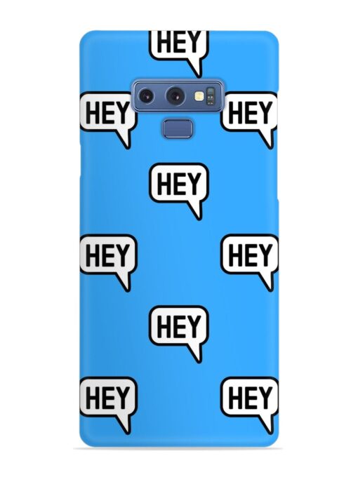 Hey Text Message Snap Case for Samsung Galaxy Note 9