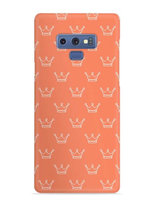 Hand Drawn Crown Snap Case for Samsung Galaxy Note 9