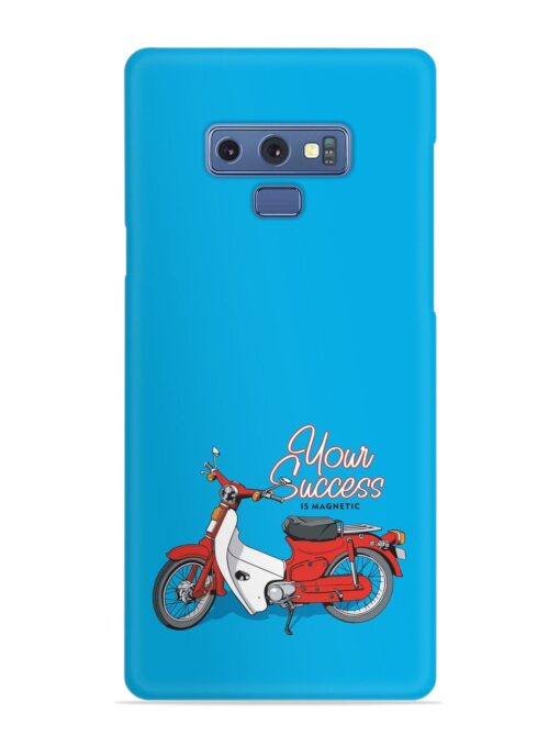 Motorcycles Image Vector Snap Case for Samsung Galaxy Note 9 Zapvi