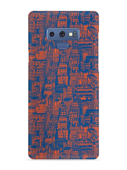 Hand Drawn Seamless Snap Case for Samsung Galaxy Note 9