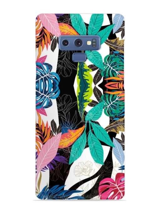 Floral Pattern Bright Snap Case for Samsung Galaxy Note 9 Zapvi