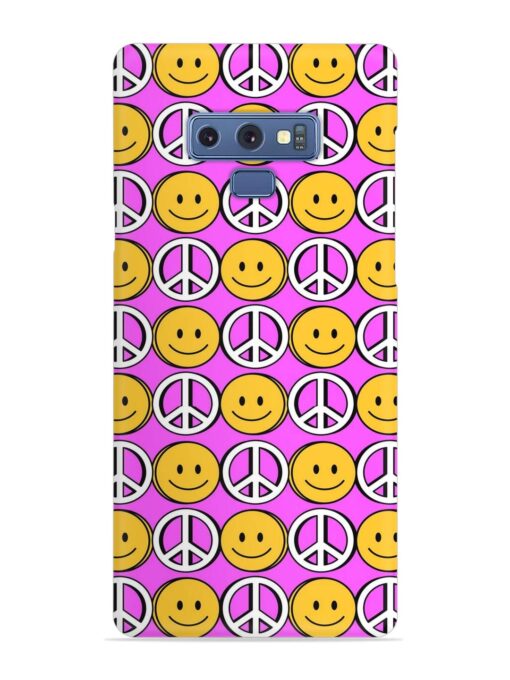 Smiley Face Peace Snap Case for Samsung Galaxy Note 9