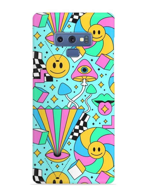 Trippy Rainbow 60S Snap Case for Samsung Galaxy Note 9