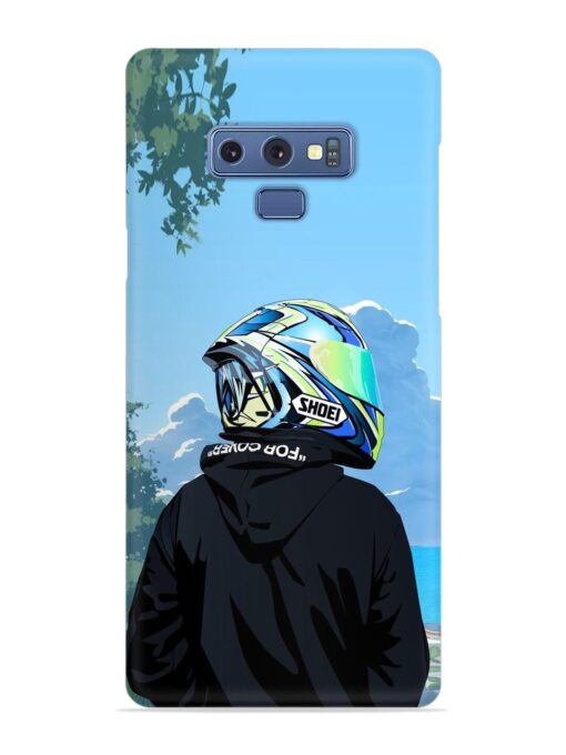 Rider With Helmet Snap Case for Samsung Galaxy Note 9