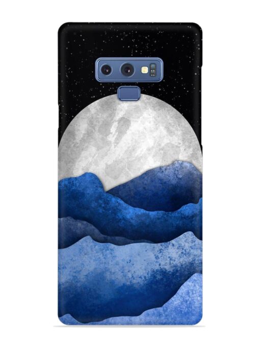 Full Moon Mountain Vector Snap Case for Samsung Galaxy Note 9