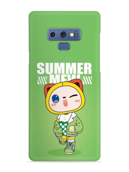 Summer Mew Snap Case for Samsung Galaxy Note 9 Zapvi