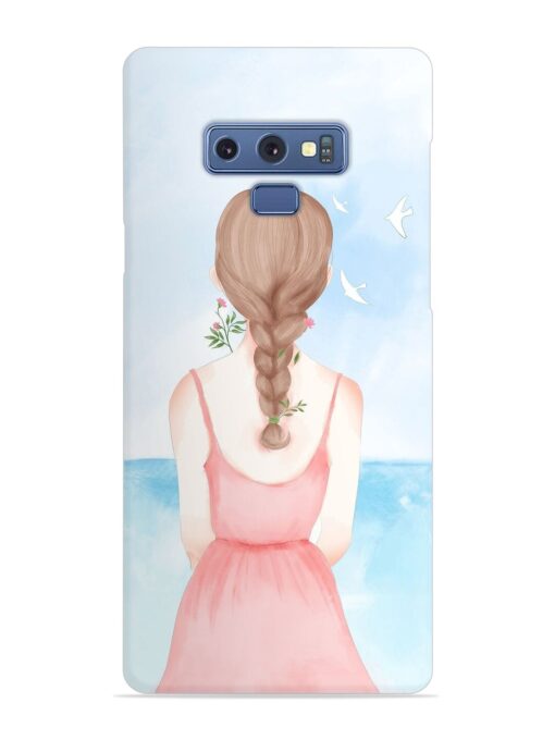 Watercolor Girl Vector Snap Case for Samsung Galaxy Note 9