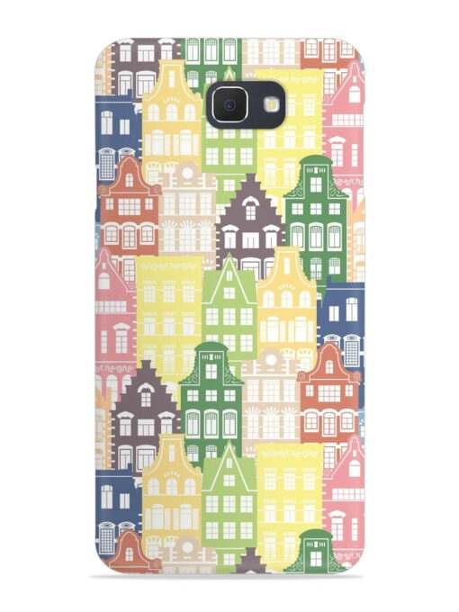 Seamless Shapes Pattern Snap Case for Samsung Galaxy On7 (2016)