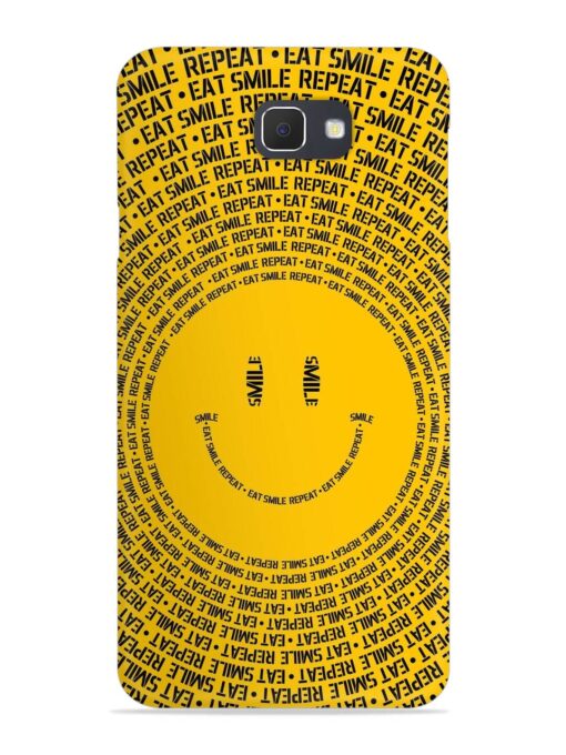 Smiley Snap Case for Samsung Galaxy On7 (2016)