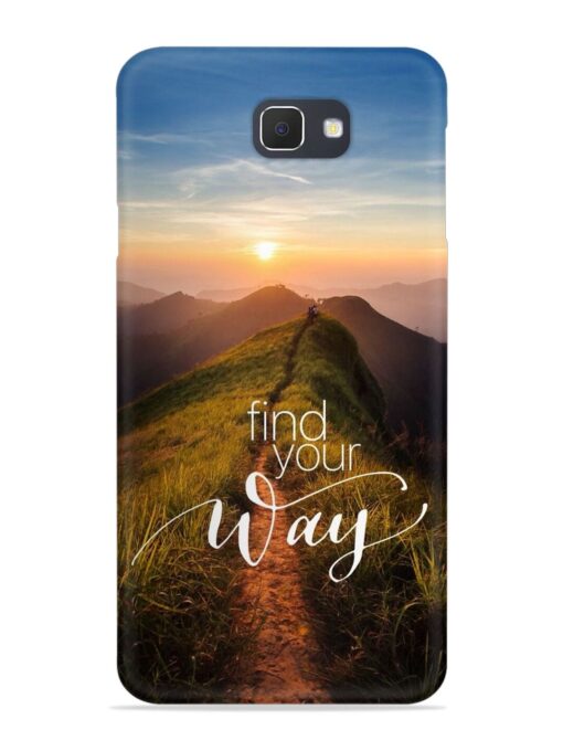 Find Your Way Snap Case for Samsung Galaxy On7 (2016) Zapvi