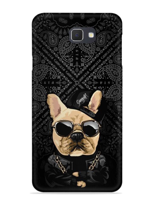 Gangsta Cool Sunglasses Dog Snap Case for Samsung Galaxy On7 (2016) Zapvi