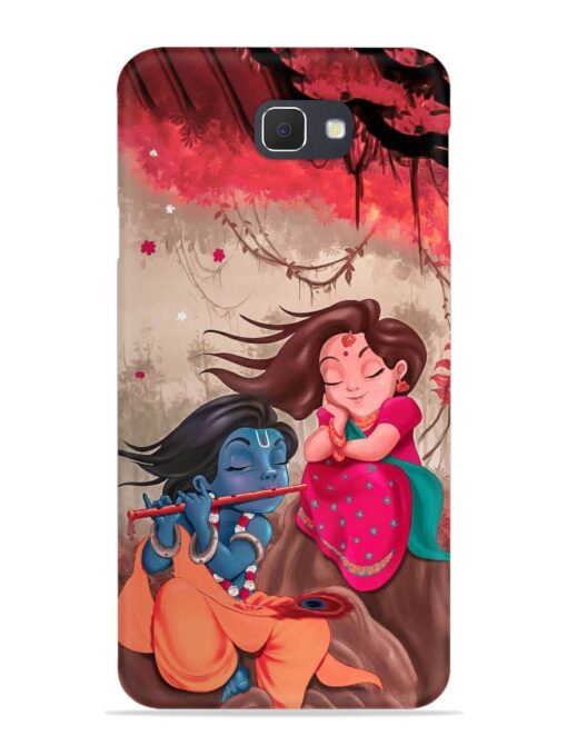 Radhe Krishna Water Art Snap Case for Samsung Galaxy On7 Prime