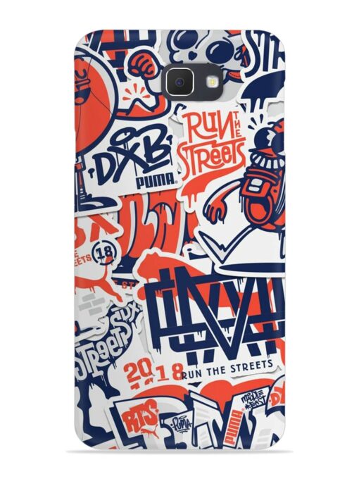 Run The Street Snap Case for Samsung Galaxy On7 Prime Zapvi