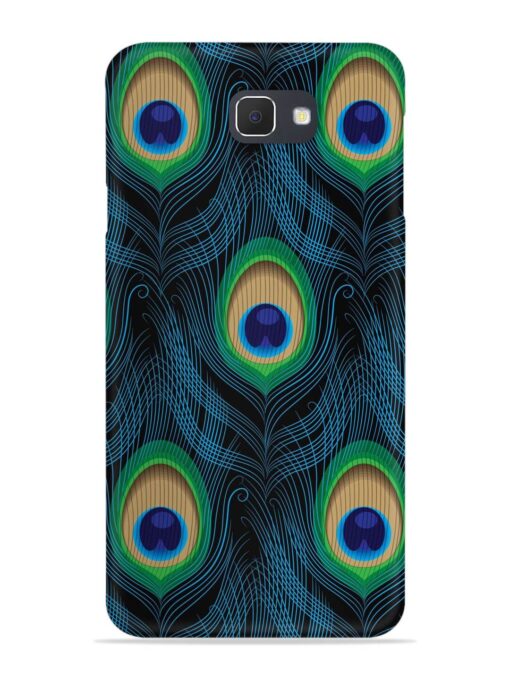 Seamless Pattern Peacock Snap Case for Samsung Galaxy On7 Prime