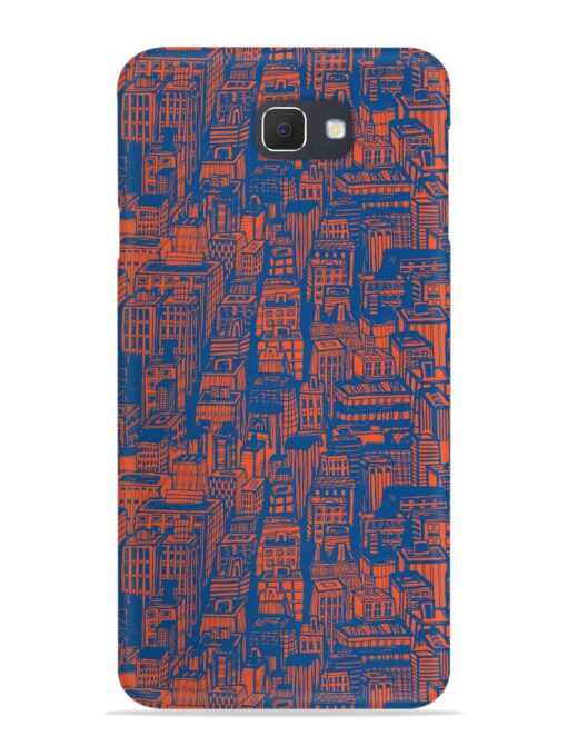 Hand Drawn Seamless Snap Case for Samsung Galaxy On7 Prime