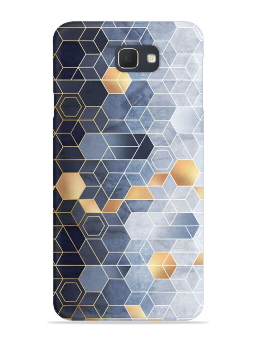 Geometric Abstraction Hexagons Snap Case for Samsung Galaxy On7 Prime