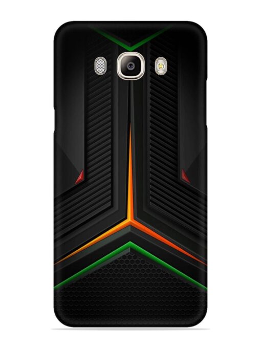 Orange Triangle Light Snap Case for Samsung Galaxy On8 Zapvi