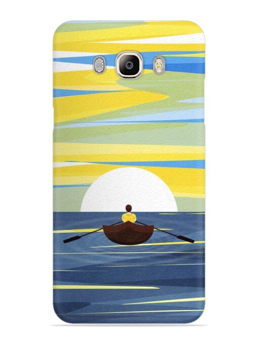 Rowing Person Ferry Paddle Snap Case for Samsung Galaxy On8