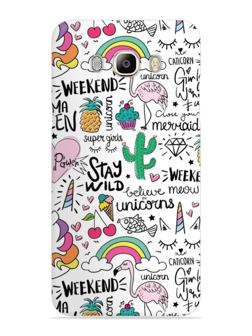 Unicorn Ice Cream Snap Case for Samsung Galaxy On8