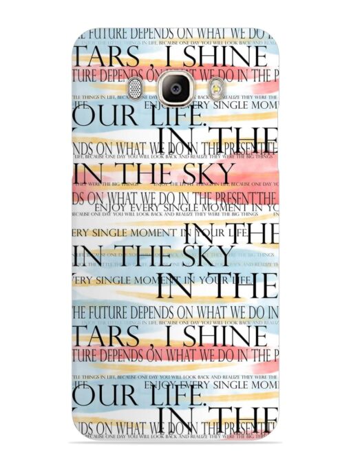 Seamless Slogans Pattern Snap Case for Samsung Galaxy On8