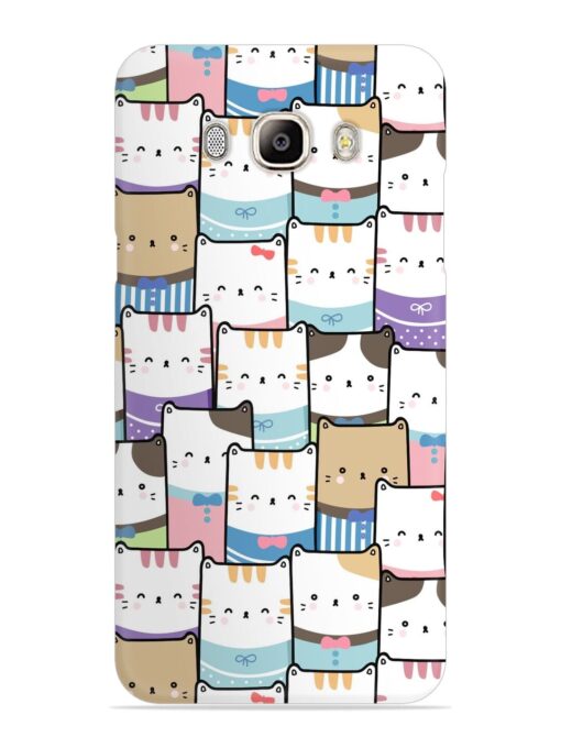 Cute Adorable Cat Snap Case for Samsung Galaxy On8 Zapvi