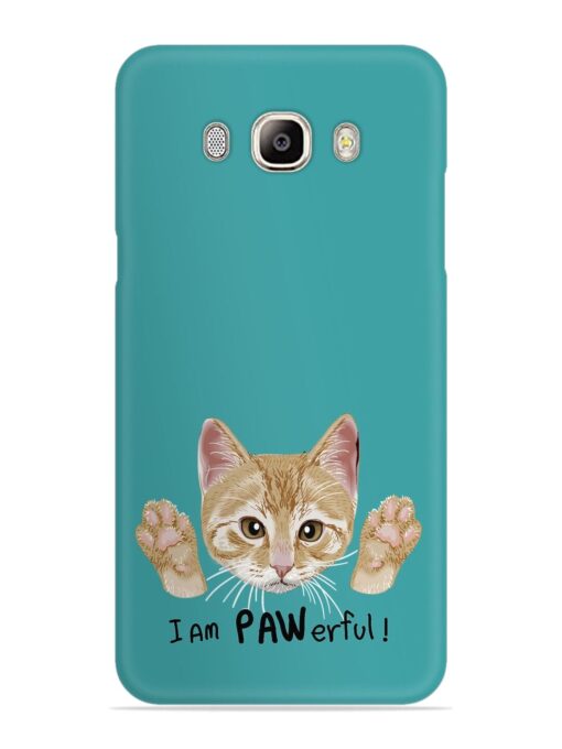 Typography Slogan Cat Snap Case for Samsung Galaxy On8