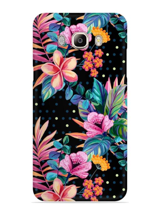 Seamless Floral Pattern Snap Case for Samsung Galaxy On8