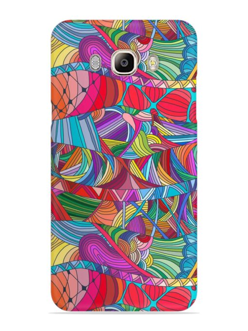 Seamless Patterns Hand Drawn Snap Case for Samsung Galaxy On8 Zapvi