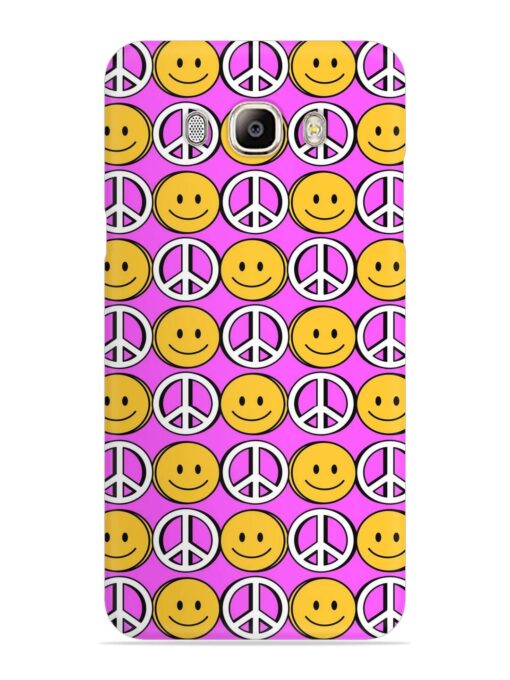 Smiley Face Peace Snap Case for Samsung Galaxy On8