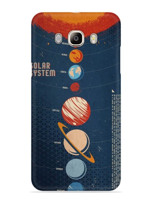 Solar System Vector Snap Case for Samsung Galaxy On8