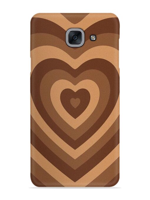 Brown Heart Snap Case for Samsung Galaxy On Max