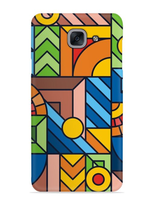 Colorful Geometric Snap Case for Samsung Galaxy On Max Zapvi