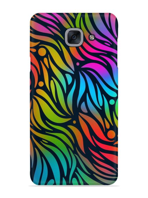 Abstract Leaf Design Snap Case for Samsung Galaxy On Max Zapvi