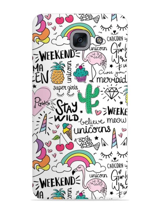 Unicorn Ice Cream Snap Case for Samsung Galaxy On Max Zapvi