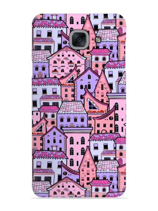 Seamless Pattern Houses Snap Case for Samsung Galaxy On Max