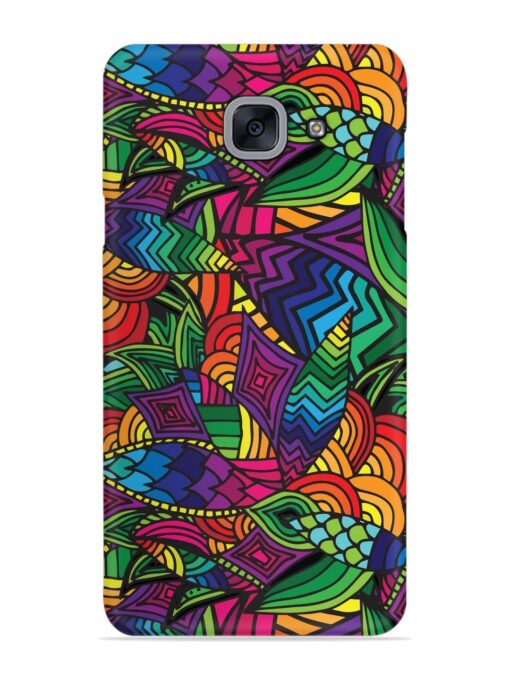 Abstract Multicolor Seamless Snap Case for Samsung Galaxy On Max Zapvi