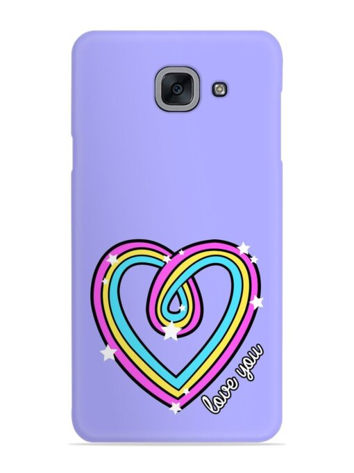 Colorful Rainbow Heart Snap Case for Samsung Galaxy On Max