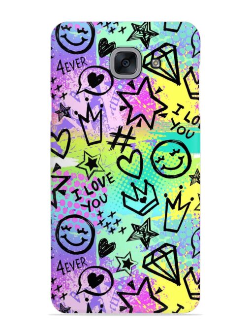 Bright Seamless Pattern Snap Case for Samsung Galaxy On Max Zapvi