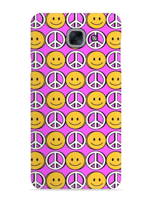 Smiley Face Peace Snap Case for Samsung Galaxy On Max