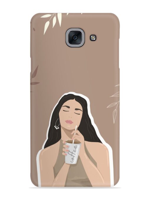 Girl With Coffee Snap Case for Samsung Galaxy On Max