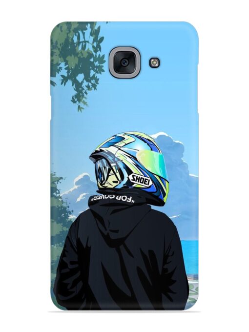 Rider With Helmet Snap Case for Samsung Galaxy On Max