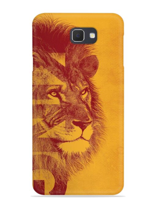 Gold Lion Crown Art Snap Case for Samsung Galaxy On Nxt Zapvi