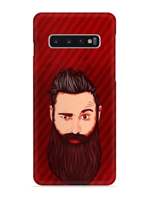 Beardo Man Snap Case for Samsung Galaxy S10