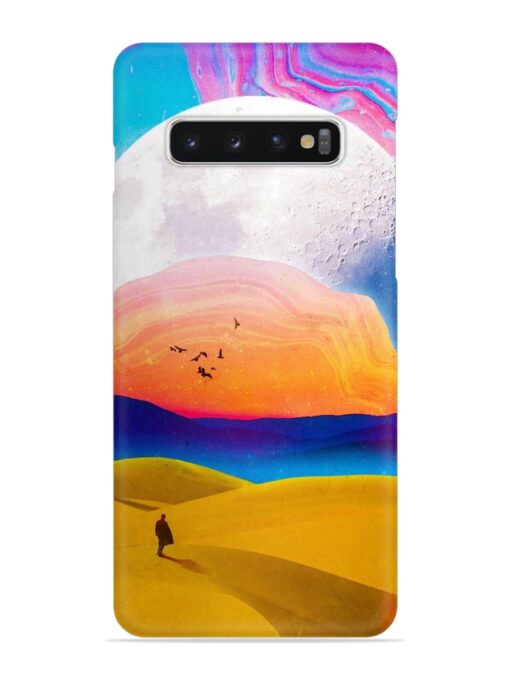 Sandy Desert Snap Case for Samsung Galaxy S10